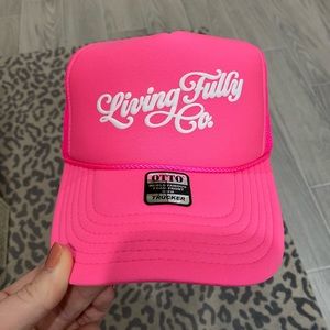 Living Fully Co Hot Pink Hat